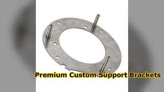 Supports de support courbés personnalisés en acier inoxydable OEM