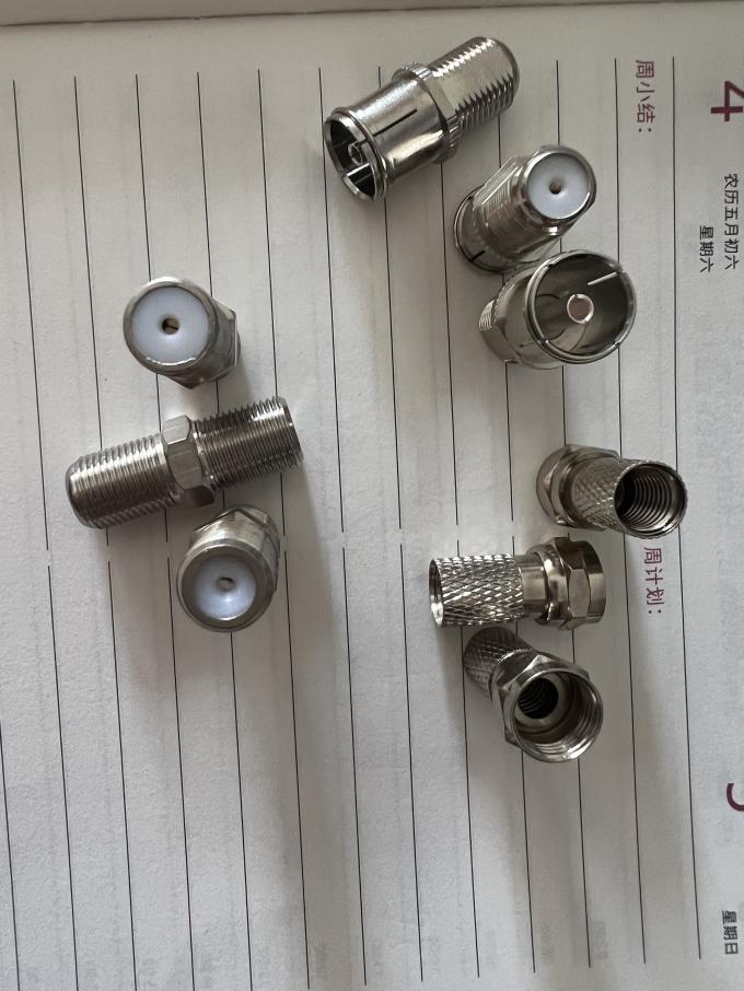 F Type RF Coaxial Connector – Low Signal Loss, High Performance, Reliable Shielding